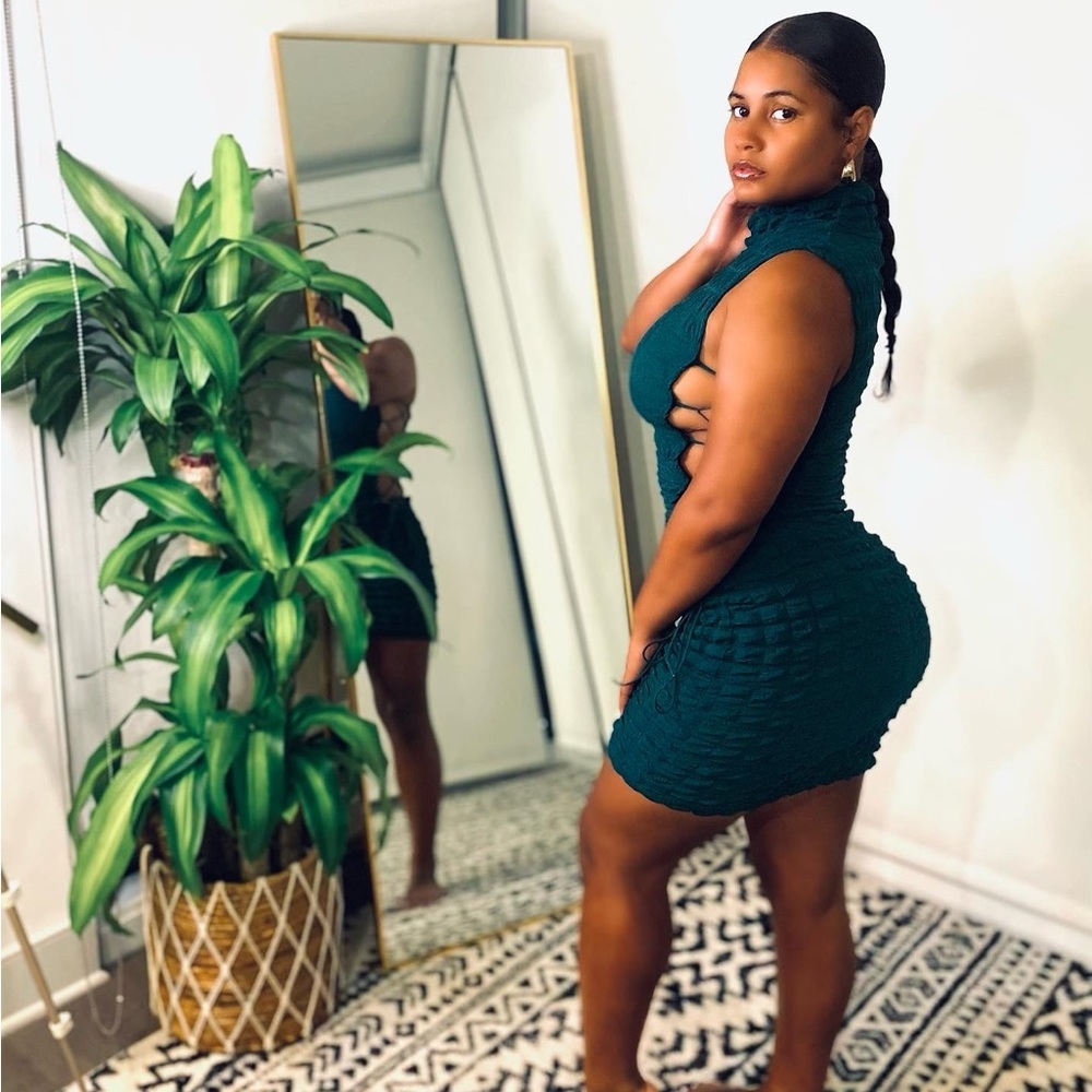 Green dress